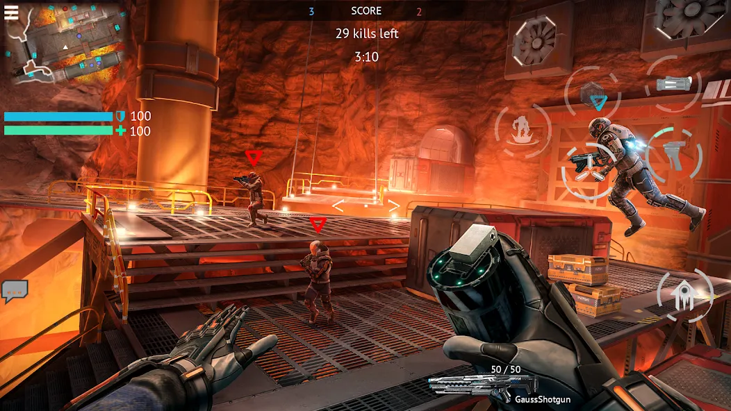 Infinity Ops: Cyberpunk FPS Mod APK Безлимитные патроны и улучшенное оружие — Скачать на Андроид — скриншот 4