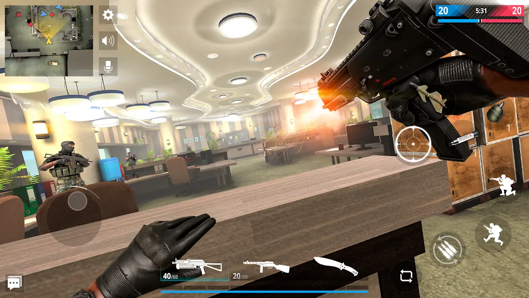 Скачать Modern Strike Online: PvP FPS с модом — Много денег и патронов — скриншот 2