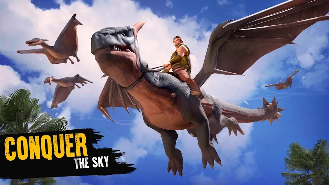 Jurassic Survival Island MOD APK — Безлимитные ресурсы и здоровье — скриншот 2