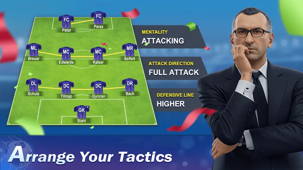 Top Football Manager 2024 Mod APK Безлимитные деньги и ресурсы — Скачать на Андроид — скриншот 2