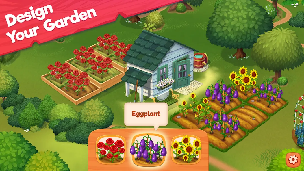 Скачать Delicious B&B: Decor & Match 3 MOD APK — Безлимитные деньги и жизни — скриншот 5