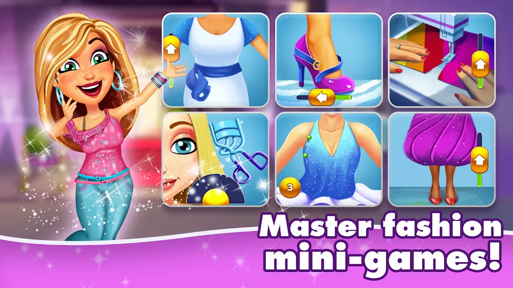 Fabulous 5: Fashion & Dress-up на Андроид — Мод Безлимитные деньги и все наряды — скриншот 1
