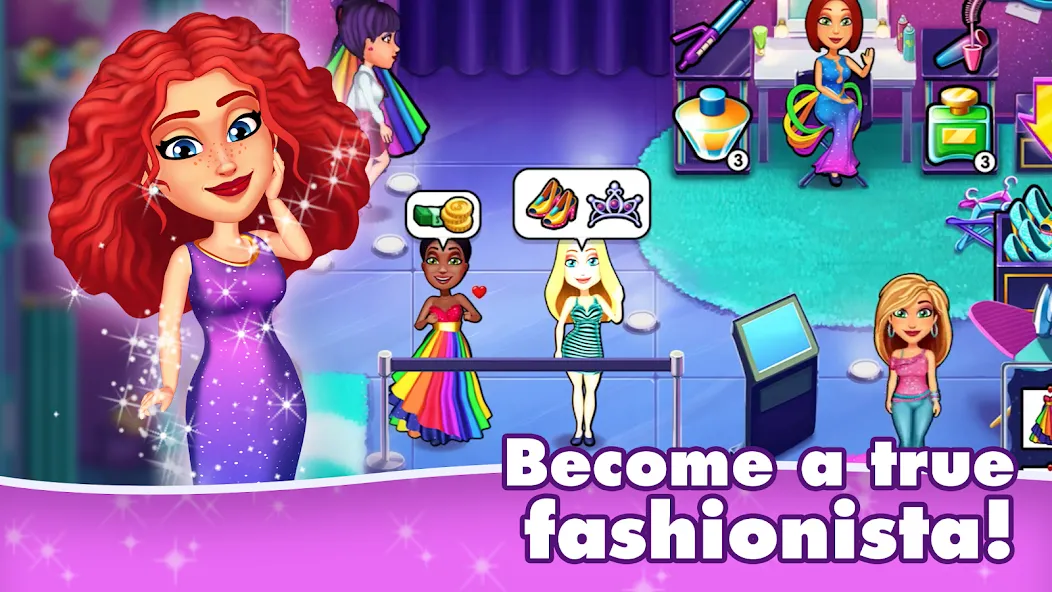 Fabulous 5: Fashion & Dress-up на Андроид — Мод Безлимитные деньги и все наряды — скриншот 3
