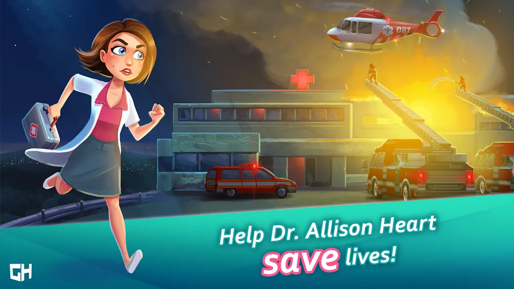 Heart's Medicine Hospital Heat (Мод Безлимитные деньги и все уровни) — скриншот 1