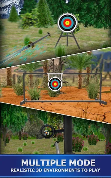 Скачать Archery Shoot — Модификация Безлимитные стрелы и точные выстрелы — скриншот 1