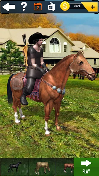 Cowboy Horse Run на Андроид — Безлимитные деньги и энергия — скриншот 3
