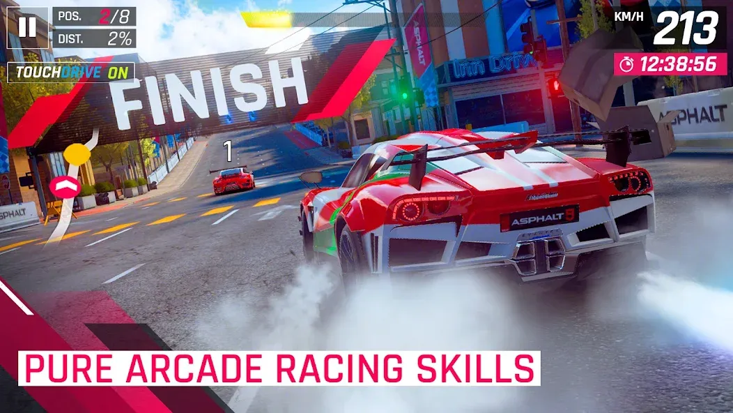 Скачать Asphalt 9: Legends на Андроид — Безлимитные деньги и открыты все машины — скриншот 2