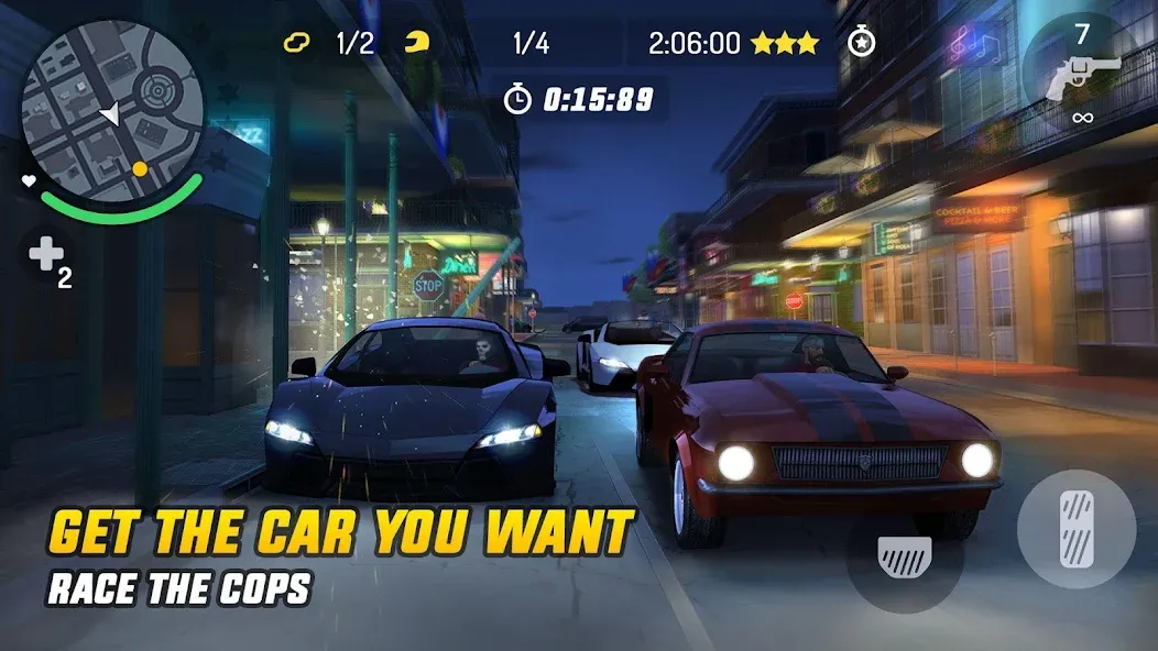 Взлом Gangstar New Orleans — Безлимитные деньги и патроны — скриншот 3