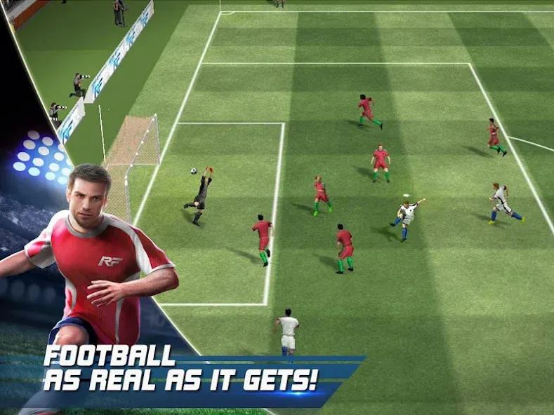 Real Football на Андроид — Безлимитные деньги и все команды открыты — скриншот 1 Real Football на Андроид — Безлимитные деньги и все команды открыты — скриншот 1