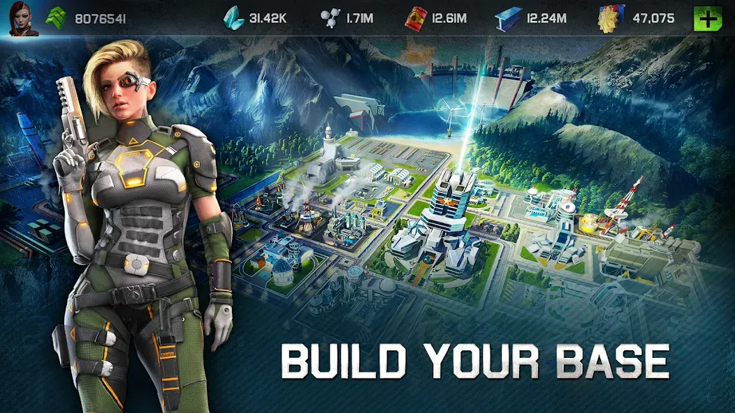 Скачать War Planet Online: MMO Game на Андроид — Безлимитные ресурсы и ускоренное строительство — скриншот 1