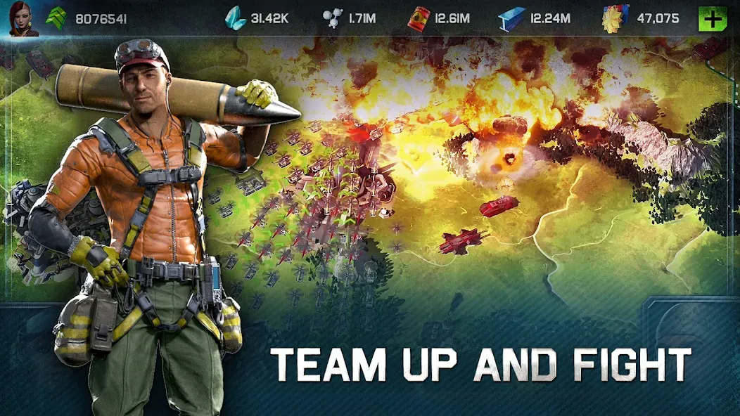 Скачать War Planet Online: MMO Game на Андроид — Безлимитные ресурсы и ускоренное строительство — скриншот 4
