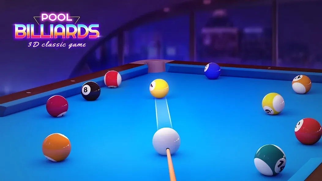 Скачать взлом Pool Billiards 3D:Bida بیلیارد на Андроид — Безлимитные монеты и все уровни открыты — скриншот 1