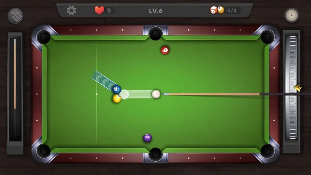 Скачать взлом Pool Billiards 3D:Bida بیلیارد на Андроид — Безлимитные монеты и все уровни открыты — скриншот 2