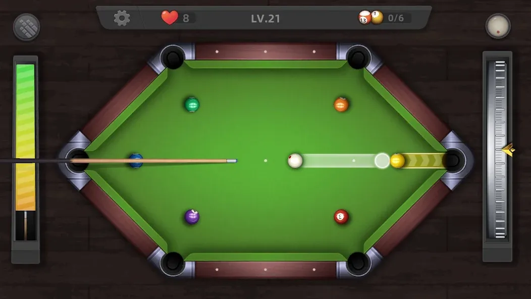 Скачать взлом Pool Billiards 3D:Bida بیلیارد на Андроид — Безлимитные монеты и все уровни открыты — скриншот 4