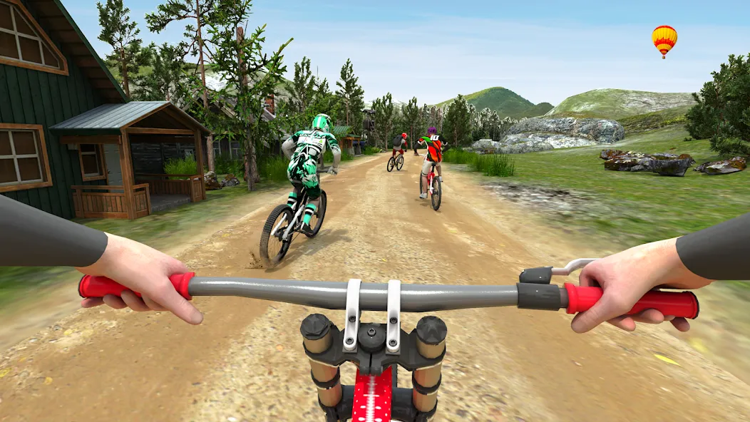 Скачать взломанную BMX Rider: Cycle Race Game — Безлимитные деньги и все велосипеды — скриншот 1