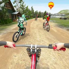 Скачать взломанную BMX Rider: Cycle Race Game — Безлимитные деньги и все велосипеды
