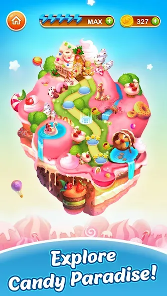 Candy Charming - Match 3 Games (Мод Безлимитные жизни и подсказки) — скриншот 4