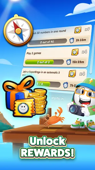 GamePoint Bingo - Bingo games MOD — Бесконечные монеты и бонусы на Андроид — скриншот 4