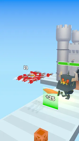 Скачать взломанную Flippy Arrow — Больше стрел и бонусов — скриншот 3