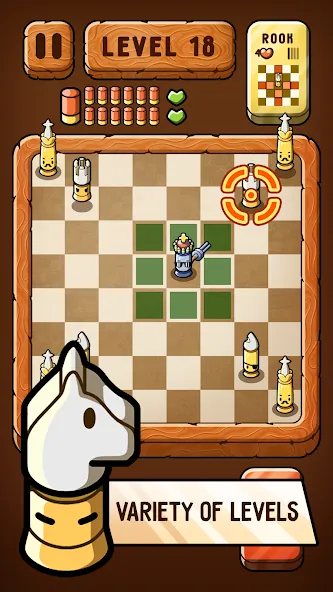 Скачать взлом Bullet Chess: Board Shootout на Андроид — Безлимитные деньги и патроны — скриншот 2