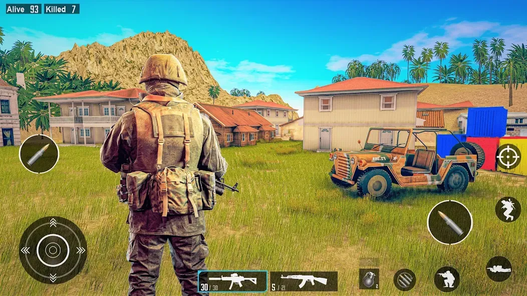 Скачать Commando Gun Shooting Games MOD APK — Безлимитные патроны и здоровье — скриншот 3