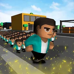 Взломанная Crowd War - Action Game на Андроид — Безлимитные монеты и усиленная армия
