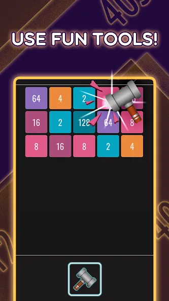 Join Blocks 2048 Number Puzzle (Мод Без рекламы и бесконечные подсказки) — скриншот 5