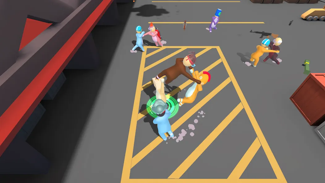 Скачать Noodleman Party: Fight Games (Мод: Разблокированы все бойцы и режимы) на Андроид — скриншот 3