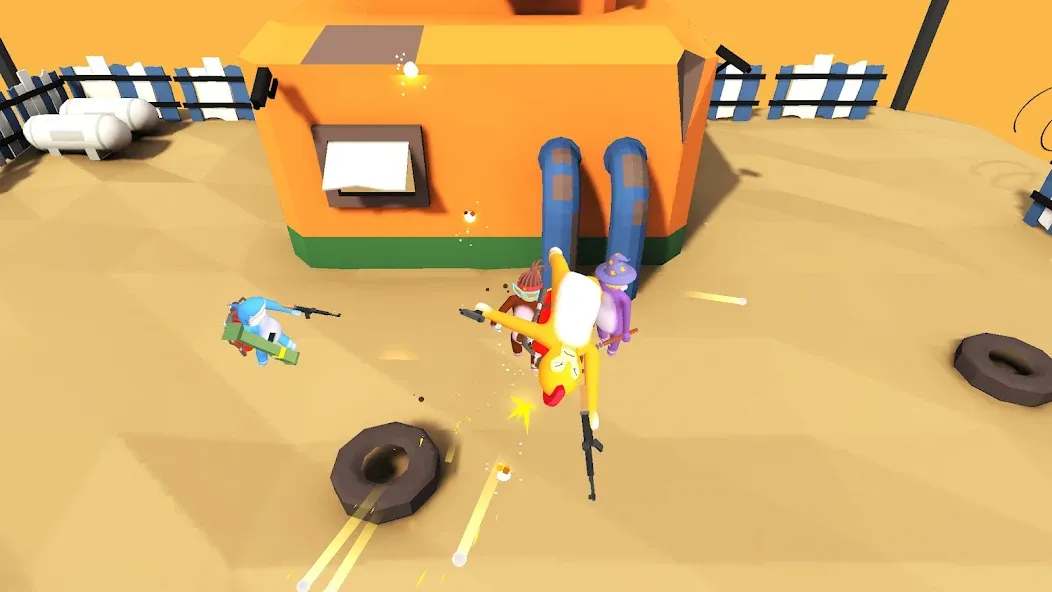 Скачать Noodleman Party: Fight Games (Мод: Разблокированы все бойцы и режимы) на Андроид — скриншот 4