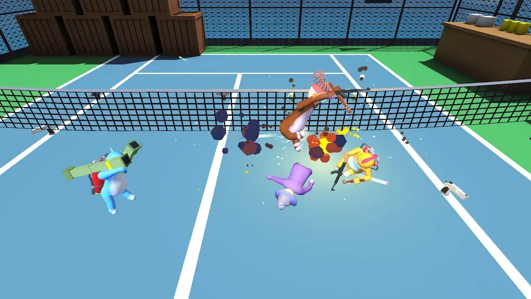 Скачать Noodleman Party: Fight Games (Мод: Разблокированы все бойцы и режимы) на Андроид — скриншот 5