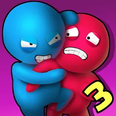 Скачать Noodleman Party: Fight Games (Мод: Разблокированы все бойцы и режимы) на Андроид