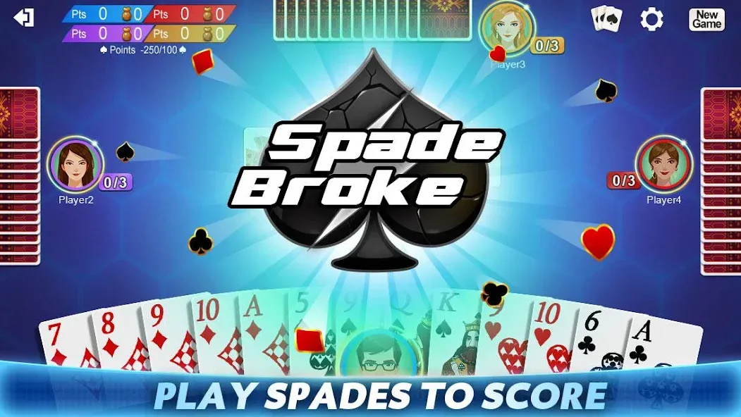 Spades на Андроид — Безлимитные монеты и подсказки — скриншот 3 Spades на Андроид — Безлимитные монеты и подсказки — скриншот 3