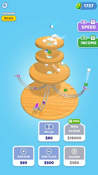 Скачать Spinning Balls на телефон — Без рекламы и бесконечные жизни — скриншот 3 Скачать Spinning Balls на телефон — Без рекламы и бесконечные жизни — скриншот 3