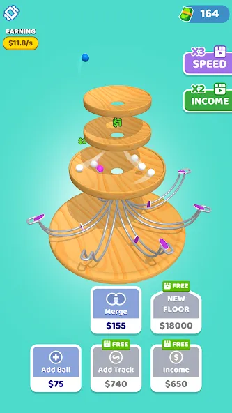Скачать Spinning Balls на телефон — Без рекламы и бесконечные жизни — скриншот 4 Скачать Spinning Balls на телефон — Без рекламы и бесконечные жизни — скриншот 4
