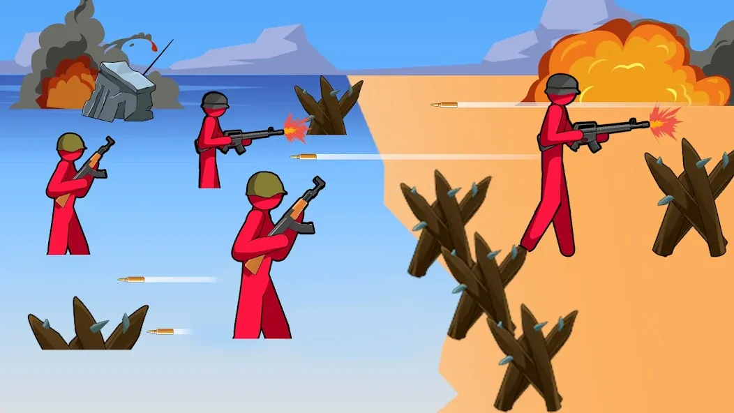Скачать Stickman History Battle на телефон — Безлимитные ресурсы и мощная армия — скриншот 5 Скачать Stickman History Battle на телефон — Безлимитные ресурсы и мощная армия — скриншот 5
