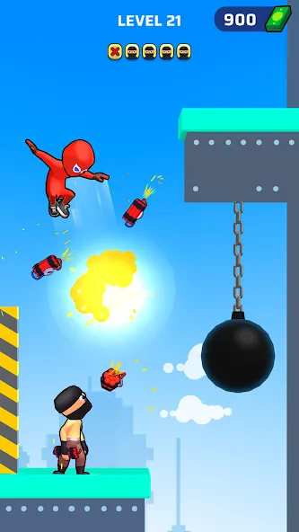 Web Master: Stickman Superhero MOD APK — Безлимитные деньги и усиленный герой — скриншот 4