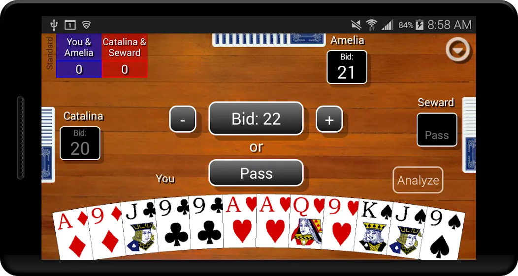 Pinochle Classic MOD APK на Android — Классическая карточная игра без рекламы — скриншот 2