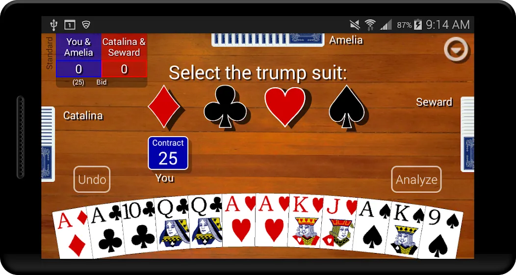 Pinochle Classic MOD APK на Android — Классическая карточная игра без рекламы — скриншот 4