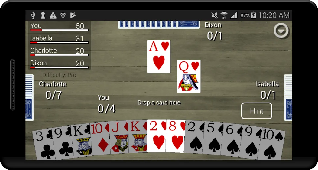 Spades Card Classic — Без рекламы и бесконечные подсказки — скриншот 4