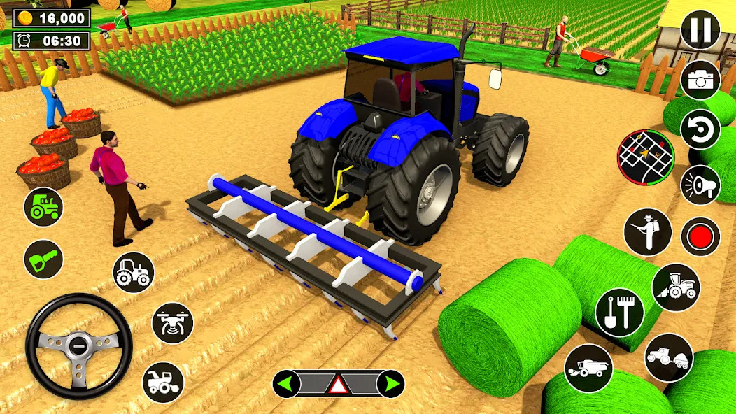 Real Tractor Driving Simulator Mod APK Реалистичное управление трактором без рекламы — Скачать на Андроид — скриншот 2