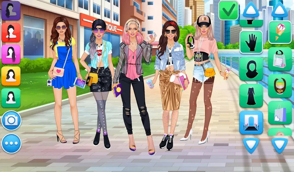 College Girls Team Makeover — Мод: Безлимитные монеты и открыты все наряды — скриншот 5