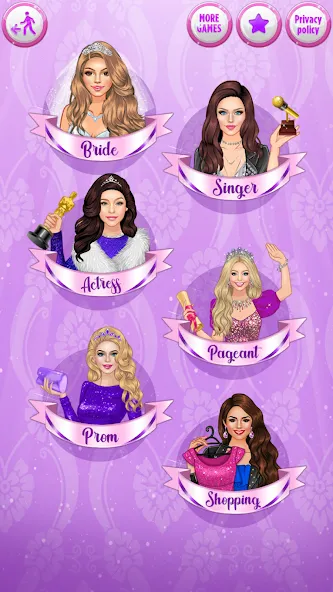 Dress Up Games Mod APK Все наряды разблокированы — Скачать на Андроид — скриншот 1 Dress Up Games Mod APK Все наряды разблокированы — Скачать на Андроид — скриншот 1