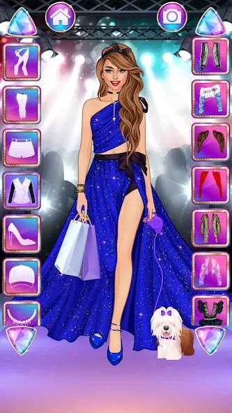 Скачать взломанную Superstar Career: Dress Up — Безлимитные деньги и все наряды — скриншот 2