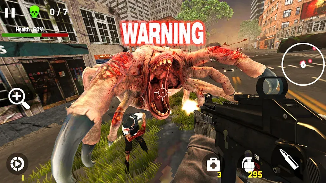 Zombie Hunter - Shooting Game (Мод Безлимитные патроны и улучшения) — скриншот 4 Zombie Hunter - Shooting Game (Мод Безлимитные патроны и улучшения) — скриншот 4