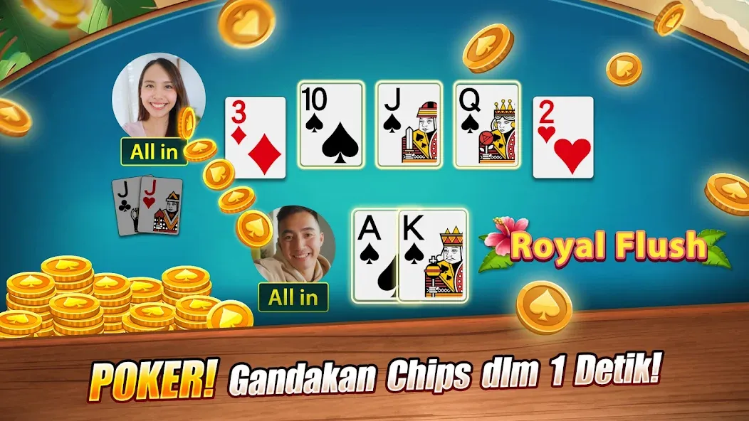 Скачать LUXY Domino Gaple QiuQiu Poker MOD APK — Безлимитные монеты и все режимы — скриншот 3