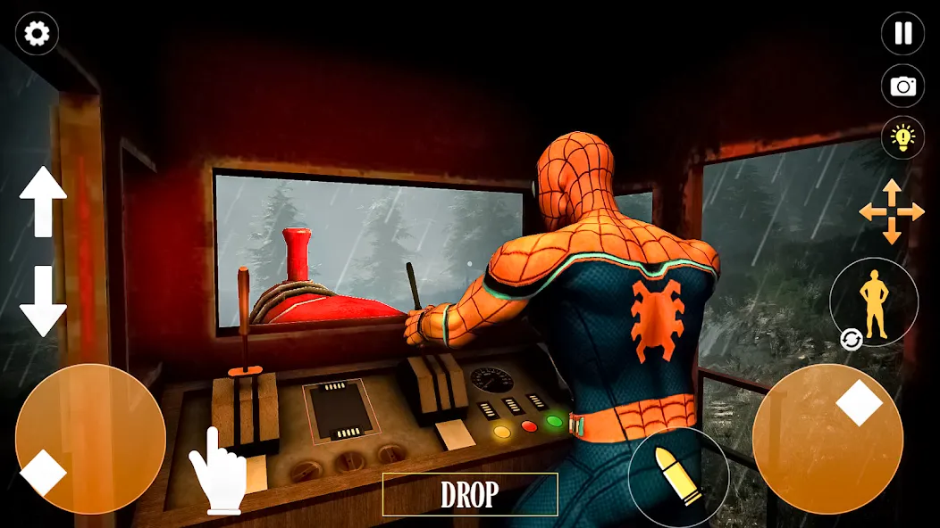 Скачать взлом Horror Spider : Scary Train на Андроид — Безлимитные монеты и открыты все уровни — скриншот 1