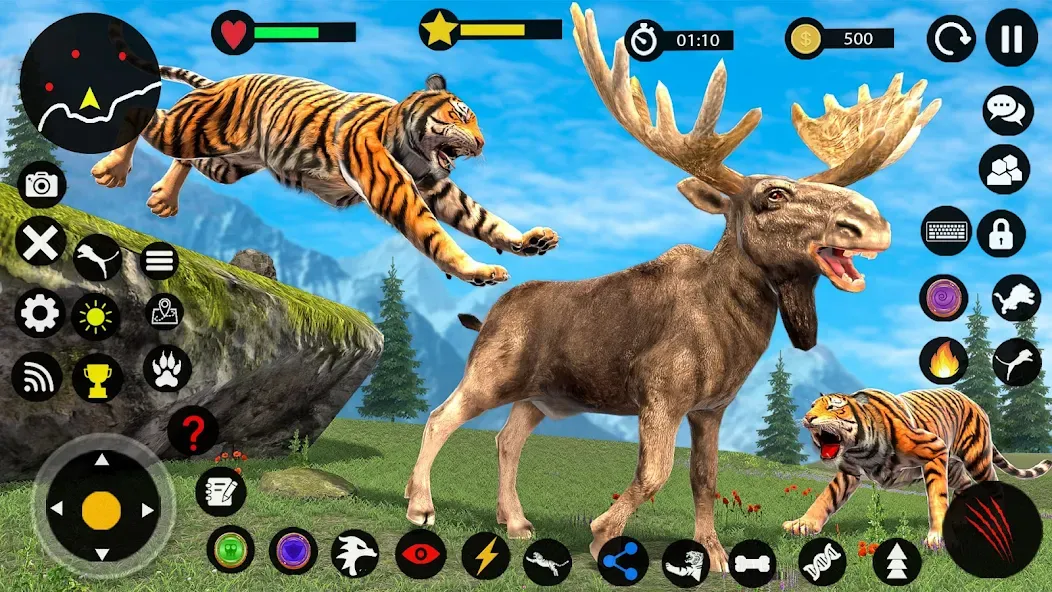 Tiger Games: Tiger Sim Offline Mod APK Безлимитные деньги и энергия — Скачать на Андроид — скриншот 2 Tiger Games: Tiger Sim Offline Mod APK Безлимитные деньги и энергия — Скачать на Андроид — скриншот 2