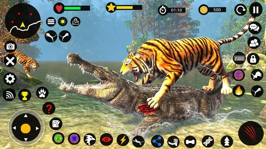 Tiger Games: Tiger Sim Offline Mod APK Безлимитные деньги и энергия — Скачать на Андроид — скриншот 3 Tiger Games: Tiger Sim Offline Mod APK Безлимитные деньги и энергия — Скачать на Андроид — скриншот 3