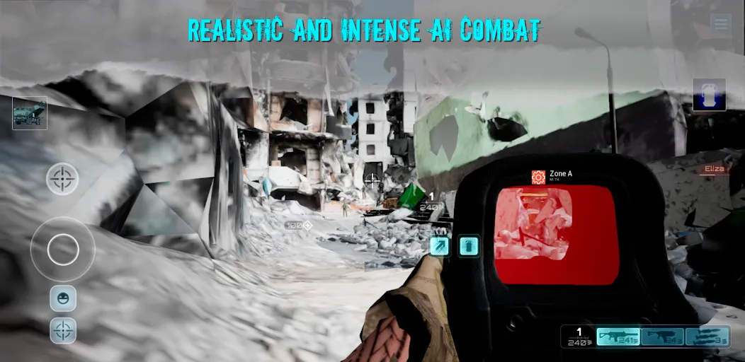 Shooter War WW3 CoopValor 2056 — Мод: Безлимитные патроны и здоровье — скриншот 3 Shooter War WW3 CoopValor 2056 — Мод: Безлимитные патроны и здоровье — скриншот 3