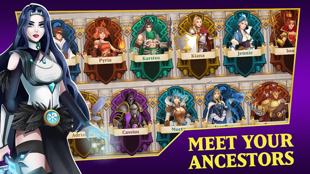 Hero Legacy: Adventure RPG — Мод: Много золота и усиленные герои — скриншот 3 Hero Legacy: Adventure RPG — Мод: Много золота и усиленные герои — скриншот 3
